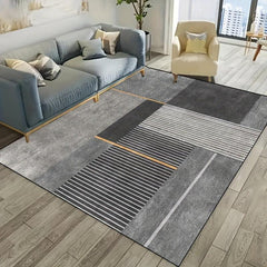 Geometric Living Room Carpet High-end Floor Mat Home Decor