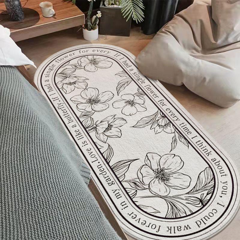 Soft Area Rug for Bedroom Coffee Table Washable Floor Mat