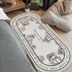 Soft Area Rug for Bedroom Coffee Table Washable Floor Mat