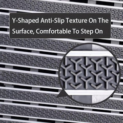 Non Slip Shower Mat 16x27 Inch Anti Skid Bathtub Mat with Suction Cups
