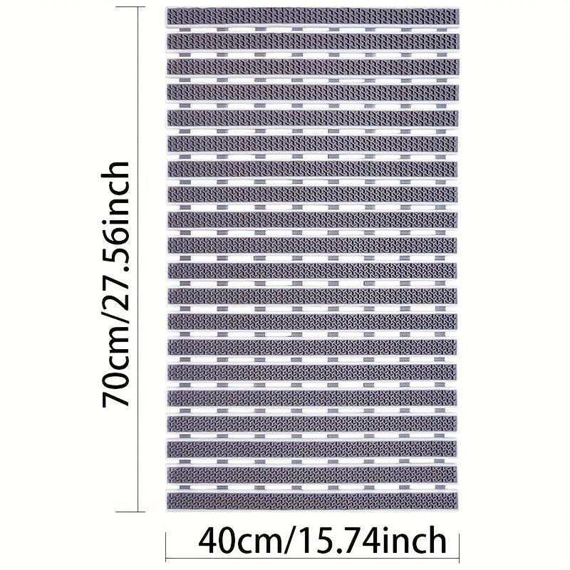 Non Slip Shower Mat 16x27 Inch Anti Skid Bathtub Mat with Suction Cups