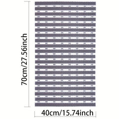 Non Slip Shower Mat 16x27 Inch Anti Skid Bathtub Mat with Suction Cups