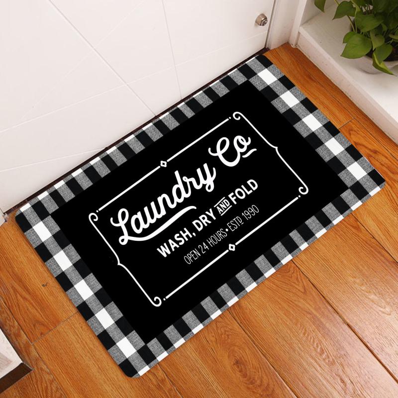 Laundry Room Runner Rug Non Slip Absorbent Memory Foam Mat