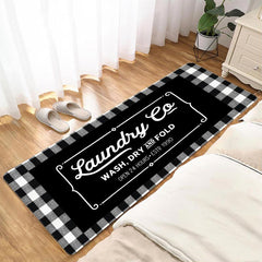 Laundry Room Runner Rug Non Slip Absorbent Memory Foam Mat