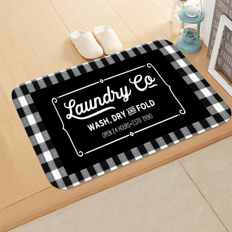 Laundry Room Runner Rug Non Slip Absorbent Memory Foam Mat