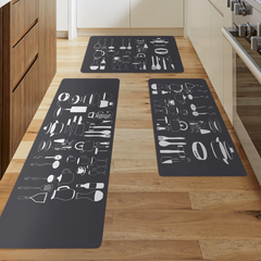 Graphic Floor Mat Indoor Non-slip Kitchen Runner Rug