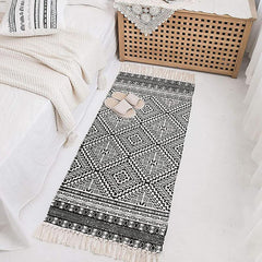 Bohemian Tassel Decor Indoor Mat Area Rug Throw Home Decor