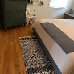 Bohemian Tassel Decor Indoor Mat Area Rug Throw Home Decor