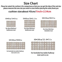 Vintage Kitchen Floor Mat Absorbent Non Slip Cushioned Stain Resistant
