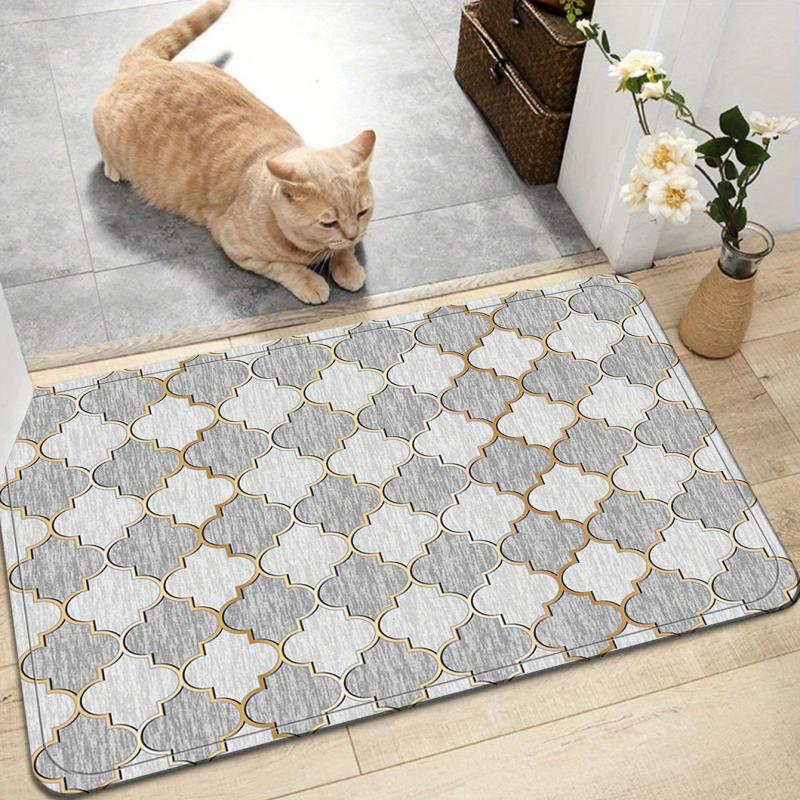 Vintage Kitchen Floor Mat Absorbent Non Slip Cushioned Stain Resistant