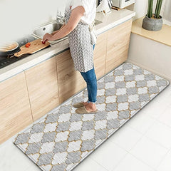 Vintage Kitchen Floor Mat Absorbent Non Slip Cushioned Stain Resistant