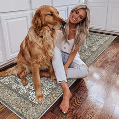 Boho Hallway Runner Soft Non Slip Rug Rubber Backing Bathroom Washable Rug