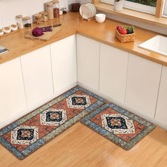 Vintage Boho Foam Mat Anti Slip Persian Carpet