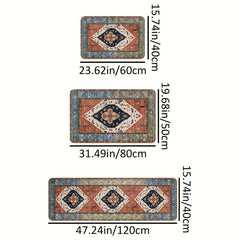 Vintage Boho Foam Mat Anti Slip Persian Carpet