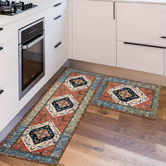 Vintage Boho Foam Mat Anti Slip Persian Carpet
