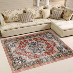 Colorful Boho Kitchen Rug Non Slip Ultra Soft Washable Entryway Rug