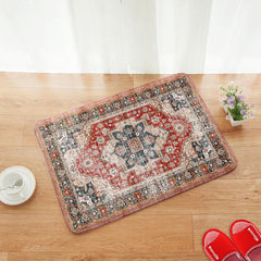 Colorful Boho Kitchen Rug Non Slip Ultra Soft Washable Entryway Rug