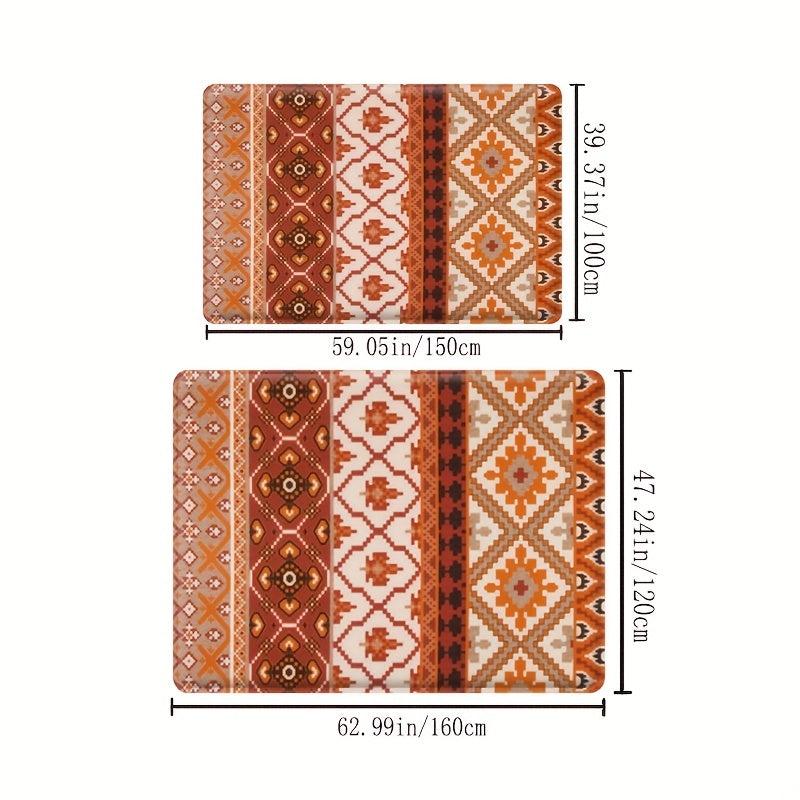 Boho Shaggy Area Rug Large Non Slip Carpet for Living Room Bedroom