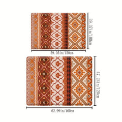 Boho Shaggy Area Rug Large Non Slip Carpet for Living Room Bedroom