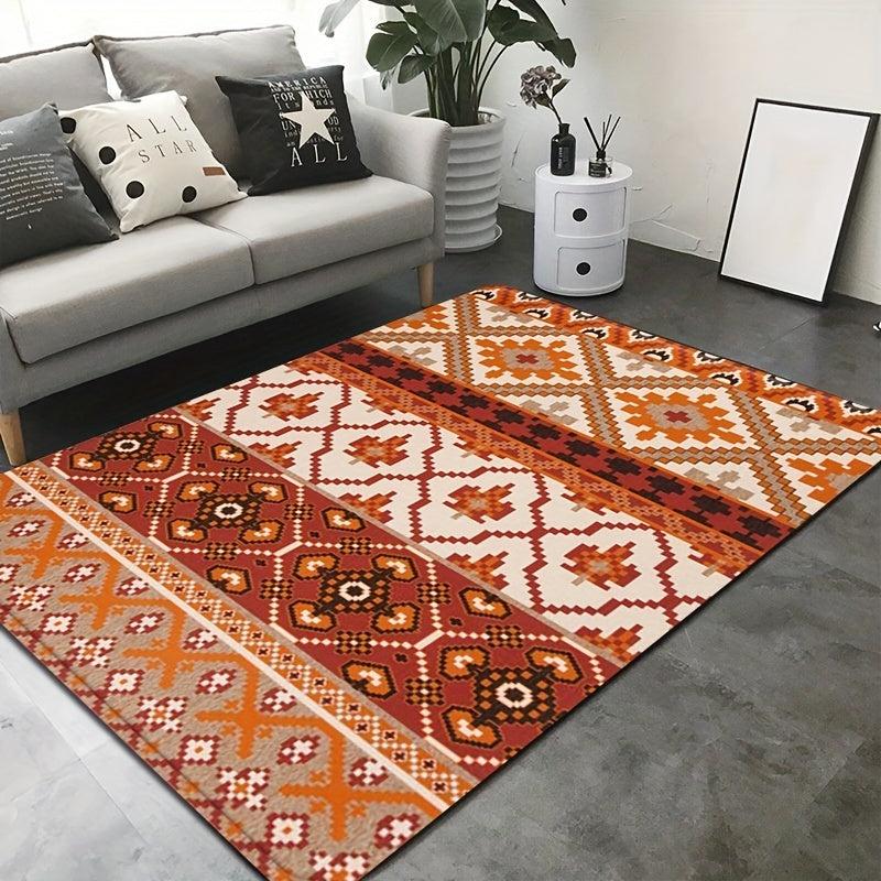 Boho Shaggy Area Rug Large Non Slip Carpet for Living Room Bedroom