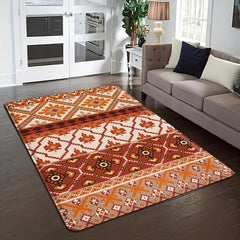 Boho Shaggy Area Rug Large Non Slip Carpet for Living Room Bedroom