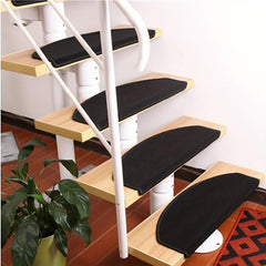 Non Slip Stair Treads Mat Self Adhesive Safety Pad for Wooden Landing Stairs