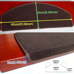 Non Slip Stair Treads Mat Self Adhesive Safety Pad for Wooden Landing Stairs