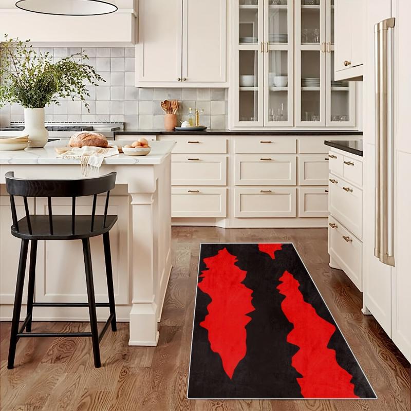 Modern Abstract 2'X10' Runner Rugs Soft Non Slip Kitchen Mat