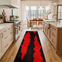 Modern Abstract 2'X10' Runner Rugs Soft Non Slip Kitchen Mat