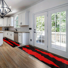 Modern Abstract 2'X10' Runner Rugs Soft Non Slip Kitchen Mat