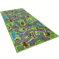 Extra Large Urban Life Carpet Play Mat for Kids Multicolor Learning Mat
