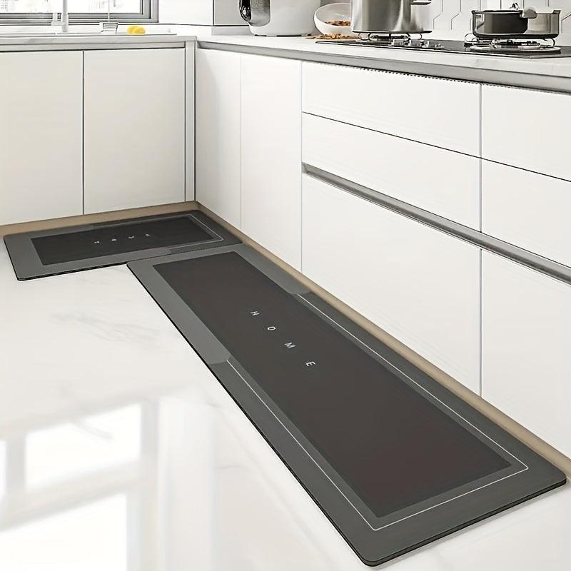 Soft Diatom Mud Kitchen Floor Mat Non-slip Oilproof Waterproof Mat
