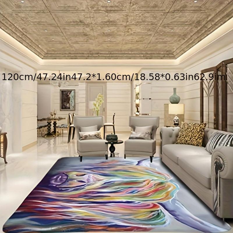Highland Cow Rug Non-Slip Mat Floor Soft Carpet