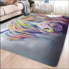Highland Cow Rug Non-Slip Mat Floor Soft Carpet