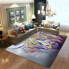 Highland Cow Rug Non-Slip Mat Floor Soft Carpet