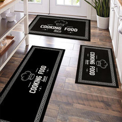 Non Slip Letter Kitchen Living Room Bedroom Rug Soft Durable Floor Mat
