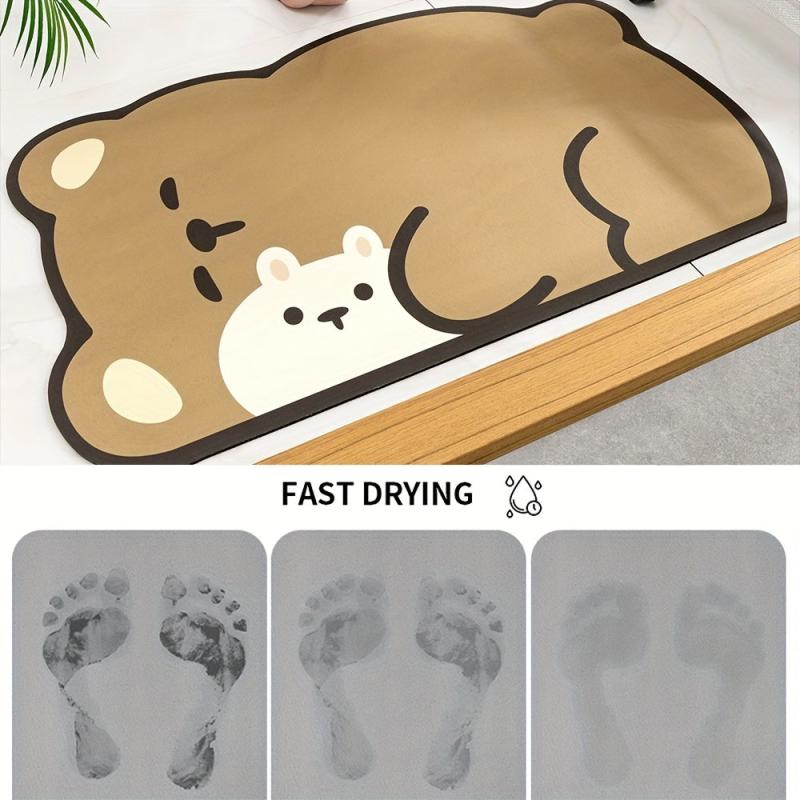 Non-slip Absorbent Bathroom Floor Mat