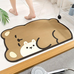 Non-slip Absorbent Bathroom Floor Mat