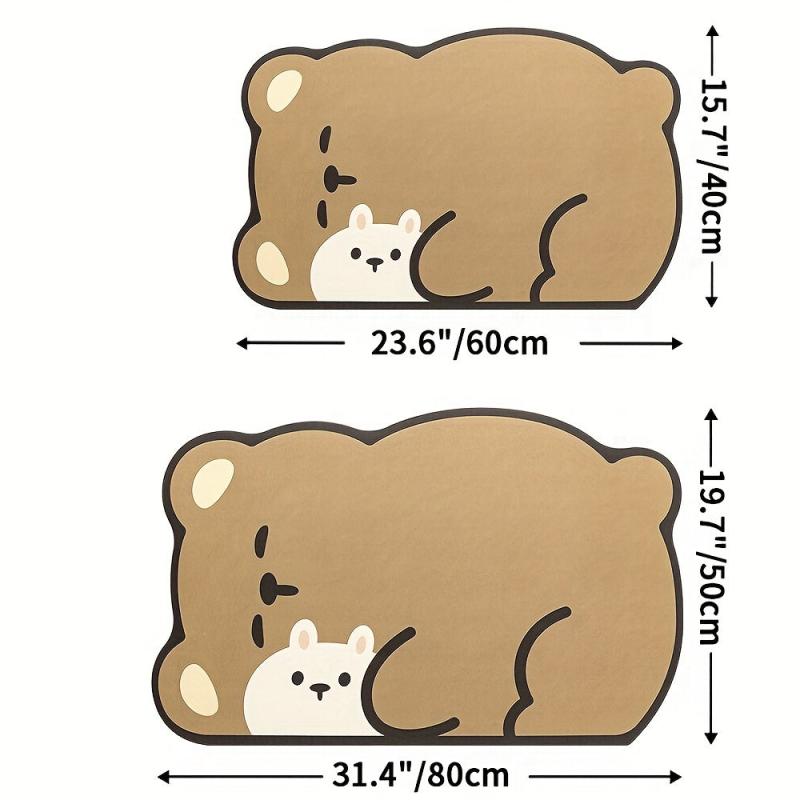 Non-slip Absorbent Bathroom Floor Mat