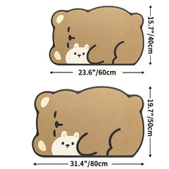 Non-slip Absorbent Bathroom Floor Mat