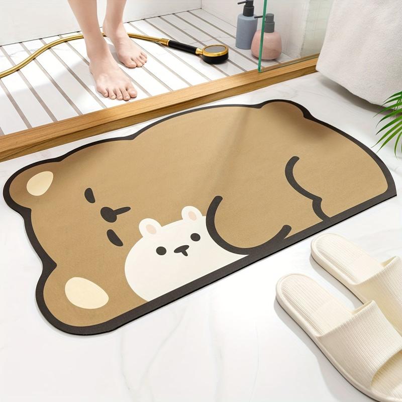 Non-slip Absorbent Bathroom Floor Mat