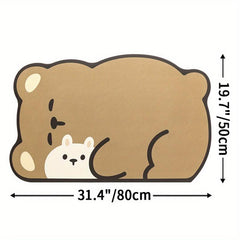 Non-slip Absorbent Bathroom Floor Mat