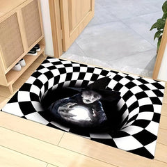 Ghostface Clown Carpet Horror Decorative Floor Mats