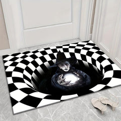 Ghostface Clown Carpet Horror Decorative Floor Mats