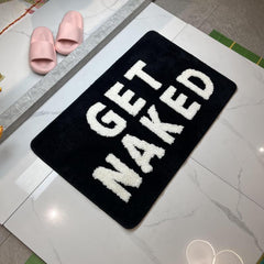 Soft Absorbent Shaggy Bathroom Rug Non Slip Plush Carpet