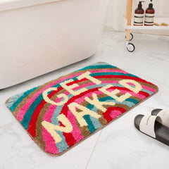 Soft Absorbent Shaggy Bathroom Rug Non Slip Plush Carpet