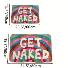 Soft Absorbent Shaggy Bathroom Rug Non Slip Plush Carpet