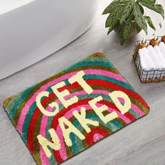 Soft Absorbent Shaggy Bathroom Rug Non Slip Plush Carpet