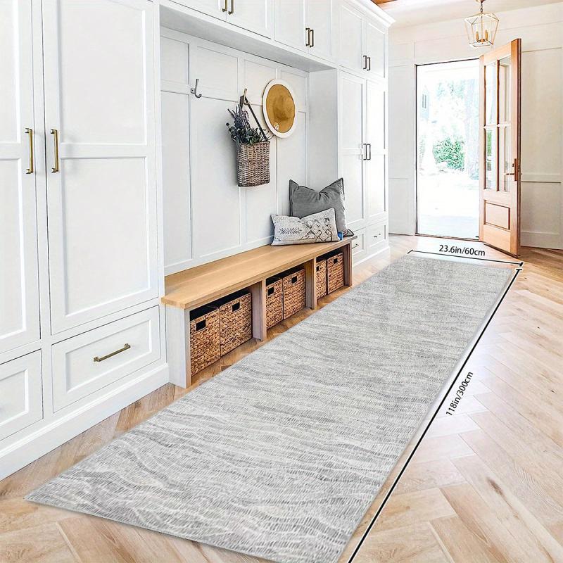 Textured Pattern Indoor Runner Rug for Home Decor