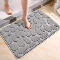 Soft Memory Foam Bath Mat Non Slip Washable Bathroom Floor Mat